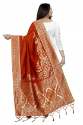 Get SWORNOF Banarasi Soft Silk Dupatta At Retail thumb 1