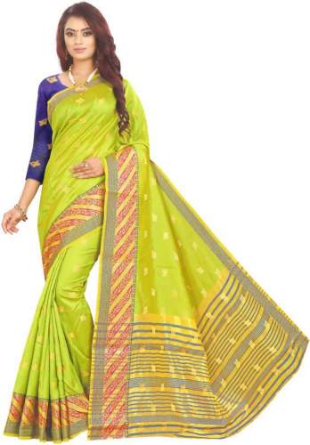 Buy Banarasi Silk Blend Saree By Wholesaler by Rivana Fashion