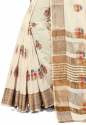 Buy Handloom Pure Cotton Saree By RIVANA Brand thumb 2