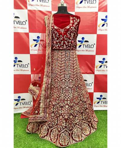 Unique lehenga for sister Wedding Function by Tvelo Designer