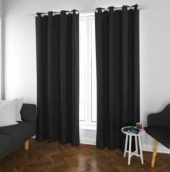 Plain Black Blackout Fabric