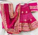 Art Silk Bandhani Gota Patti Lehenga Choli  thumb 1