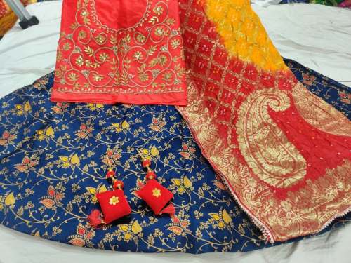 Beautiful Banarasi Brocade Lehenga Choli