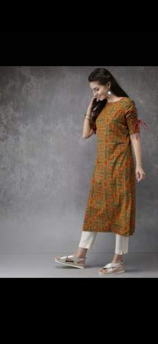 Formal Rayon Kurti Pant Set by Anjali Collection