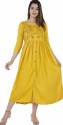Front Slit Anarkali Style Rayon Kurti  thumb 1