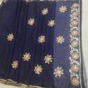 Light Colors 60 Gram Georgette Saree thumb 1