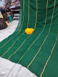 Najmeen chiffon saree with Fancy Vija Linning 