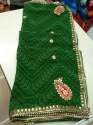 Rajasthani Bandhej Gotta Work Saree  thumb 1