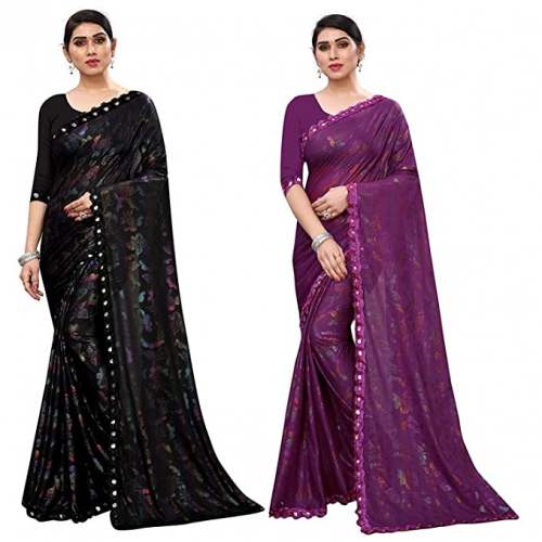 Get Woven Saree Combo By MANSVI FASHION by Mansvi Fashion