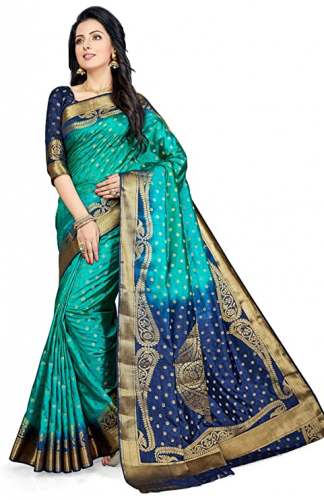 Get Kanjivaram Silk Saree By MSRETAIL Brand by MSRETAIL