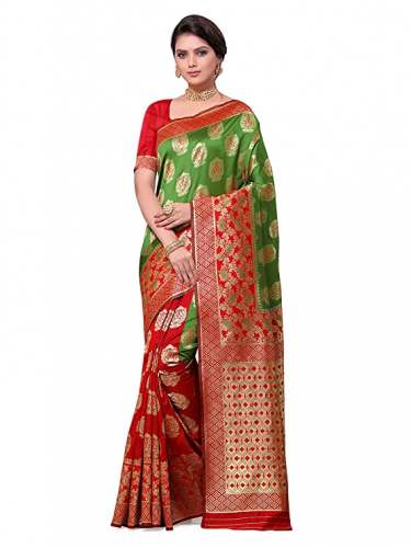 Buy Banarasi Art Silk Saree By Kili Fashion by Kili Fashion