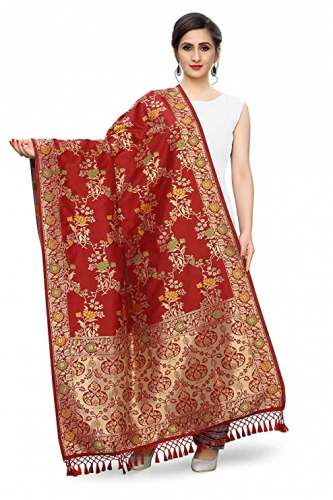 Buy Woven Silk Dupatta By Kili Fashion Brand by Kili Fashion