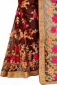 Get Net Embroidered Sari By Barkiya Creation Brand thumb 1