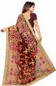 Get Net Embroidered Sari By Barkiya Creation Brand thumb 3
