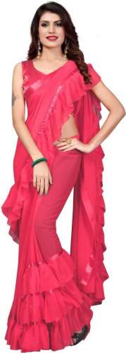 Buy Georgette Saree By Aika Brand by AIKA