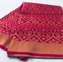 Buy Banarasi Silk Kanchipuram Saree By Pujia Mills thumb 5