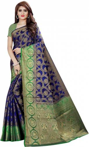 Get Banarasi Silk Saree By Hera Designs for Ladies by Hera Designs