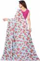 Buy Floral Printed Georgette Saree By VJ FASHION  thumb 1