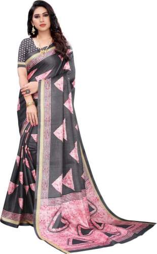 Get Printed Khadi Silk Saree By VJ FASHION Brand by VJ Fashion