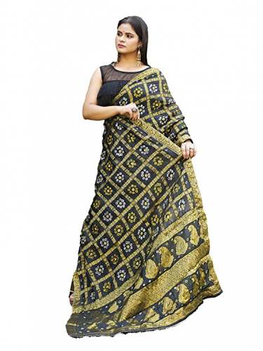 Buy Jaipuri Bandhej Saree By Neelghar Brand by Neelghar