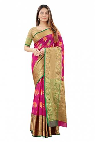 Buy Banarasi Silk Saree By Silk Zone Brand by Silk Zone