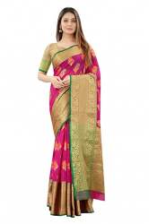 Buy Banarasi Silk Saree By Silk Zone Brand