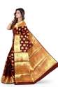 Buy SILK ZONE Woven Banarasi Art Silk Saree thumb 2