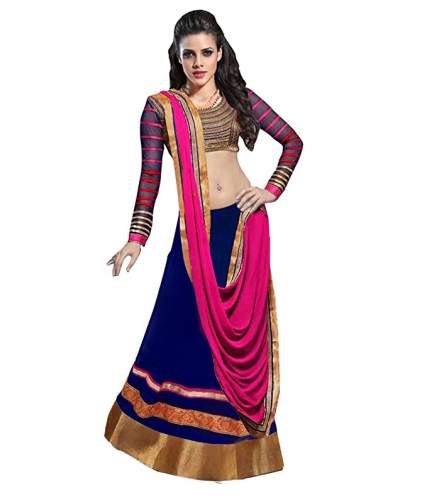 Get Georgette Lehenga Choli By Shree Sanskruti by Shree Sanskruti