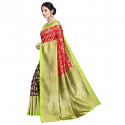 Get Rekha Maniyar Printed Art Silk Saree