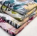 Multi Color Printed Muslin Fabric 