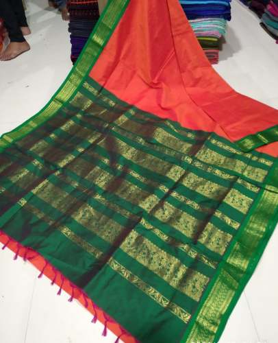 Buy Gadwal Cotton Saree By Red Sarees Brand by Red Saree