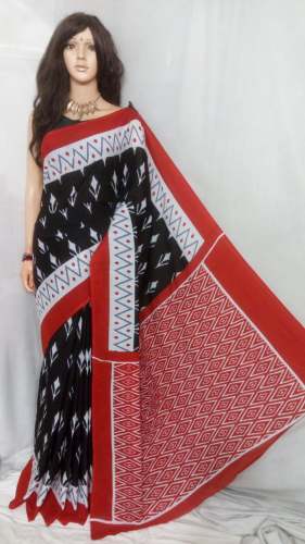 Get Bagru Print Saree By Red Sarees Brand by Red Saree