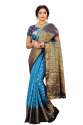 Get Art Silk Banarasi Saree By PEACOCK FASHION thumb 2