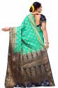 Get Art Silk Saree Saree By PEACOCK FASHION thumb 4