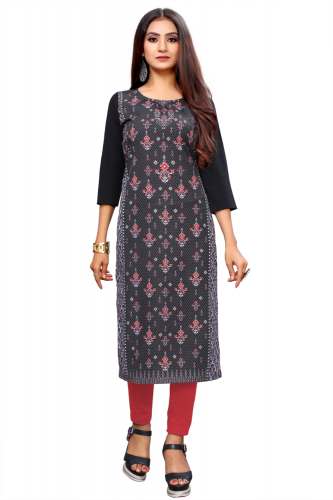 Buy Digital Printed Crepe Kurti By NEEAH Brand by Neeah