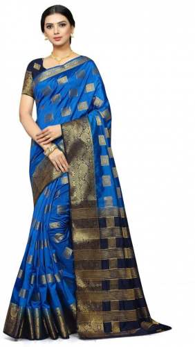 Buy neeah Brand Fancy Art Silk Saree