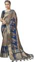Buy Banarasi Silk Blend Saree By Monjolika Fashion