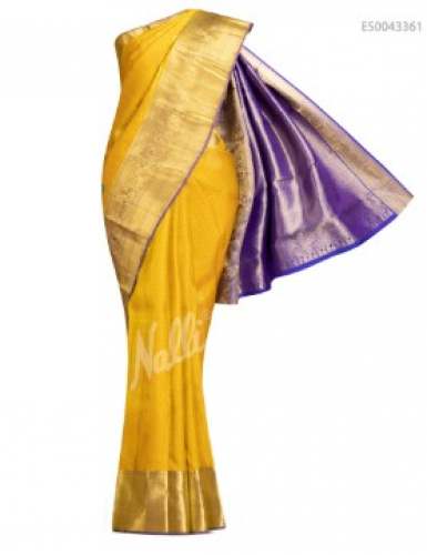 Kanchipuram Silk Party Saree  by Mahi Showroom
