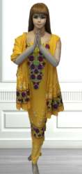 Fancy Designer Embroidery Unstitch Salwar Suits 