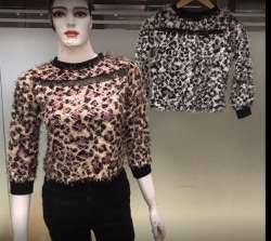 Designer Fancy Sequence Work Crop Top  
