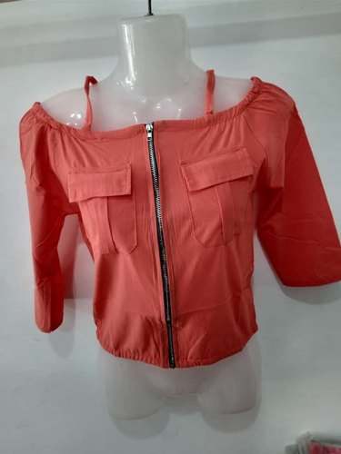 Girls Strap Western Short Top 