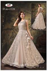 Wedding Wear Heavy Embroidered Gown 
