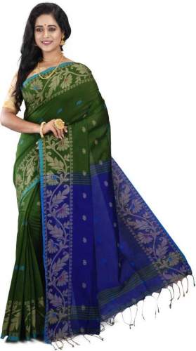 Get Embroidered Silk Blend Saree By Avik Creations by Avik Creations