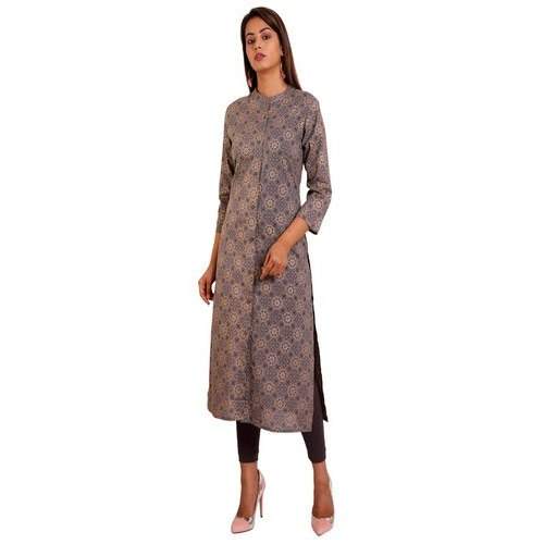 Regular Wear Long Sleeve Kurti  by Far Outfit