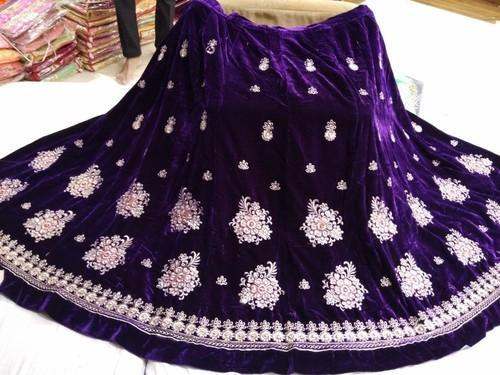 Heavy work Velvet Lehenga Choli by Fashion And Passion