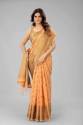 Buy GLAMIFY Chanderi Cotton Linen Saree For Women thumb 2