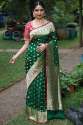 Buy Womens Fancy Designer Banarasi Silk Saree  thumb 3