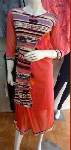 New stylish Georgette kurtis  by Hd Exclusive