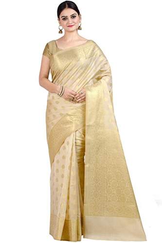 Get Banarasi Cotton Silk Saree By Chandrakala by Chandrakala silk