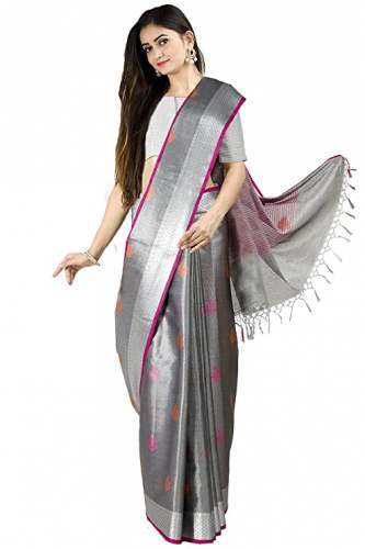 Get Supernet Cotton Saree By Chandrakala Brand by Chandrakala silk